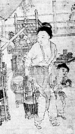 从宋代的绘画中可看出宋朝女性开放的服装风格.jpg